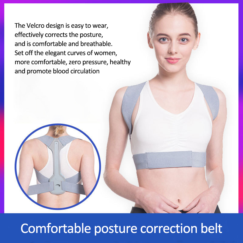 Adjustable Posture Corrector Back Shoulder Straighten Orthopedic Brace Belt for Clavicle Spine Back Support Pain Relief Unisex, Light grey 
Adjustable Posture Corrector Back Shoulder Straighten Orthopedic Brace Belt for Clavicle Spine Back Support Pain Relief Unisex, Light grey