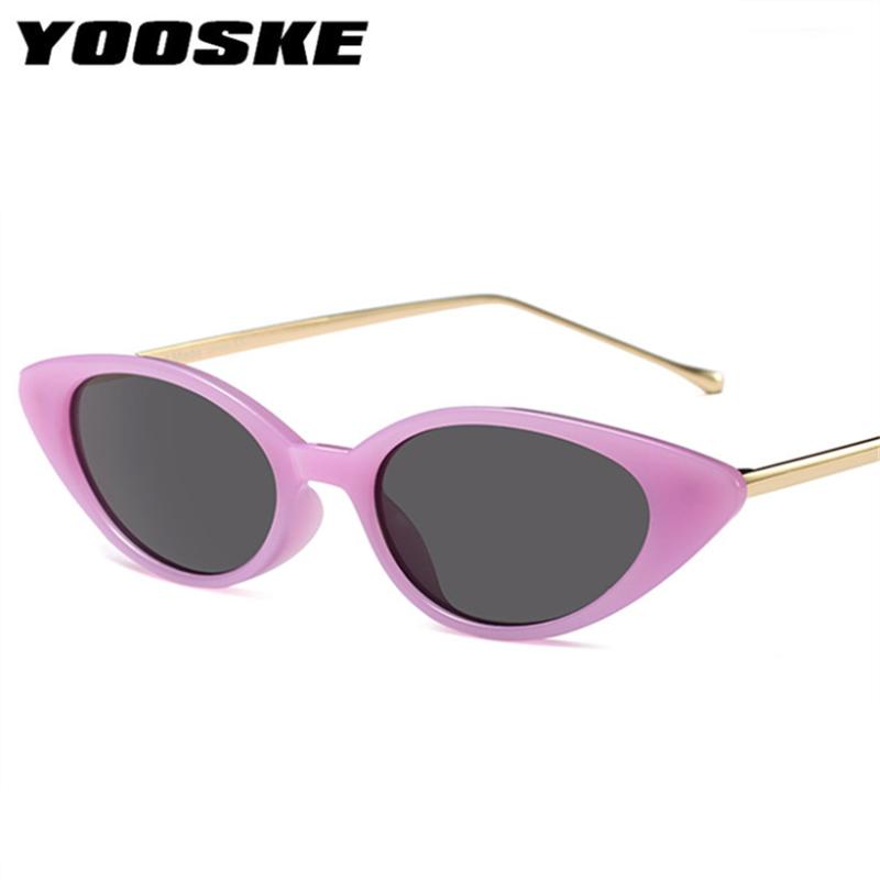 YOOSKE Small Cat Eye Sunglasses Women Classic brand Designer Oval Metal Frame Sun Glasses For Female Shades
YOOSKE Small Cat Eye Sunglasses Women Classic brand Designer Oval Metal Frame Sun Glasses For Female Shades