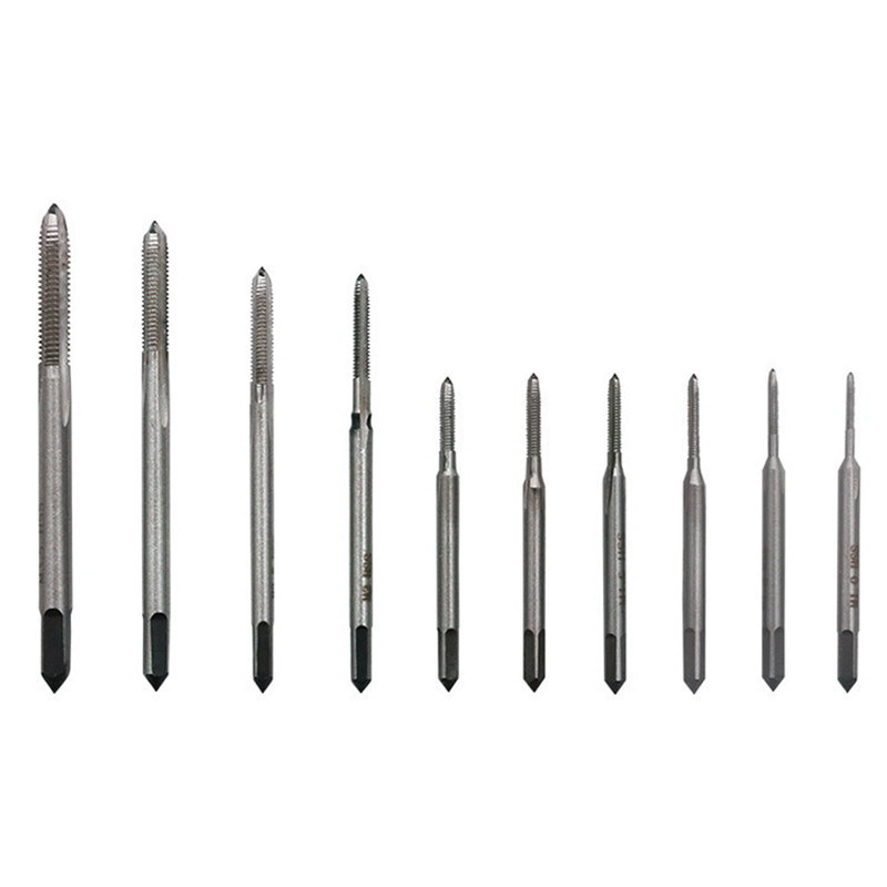 10 Pcs/Set Mini Hand Screw Thread Straight Metric Plug Tap Sets M1-M3.5 for Clocks Watches Tapping --M25
10 Pcs/Set Mini Hand Screw Thread Straight Metric Plug Tap Sets M1-M3.5 for Clocks Watches Tapping --M25