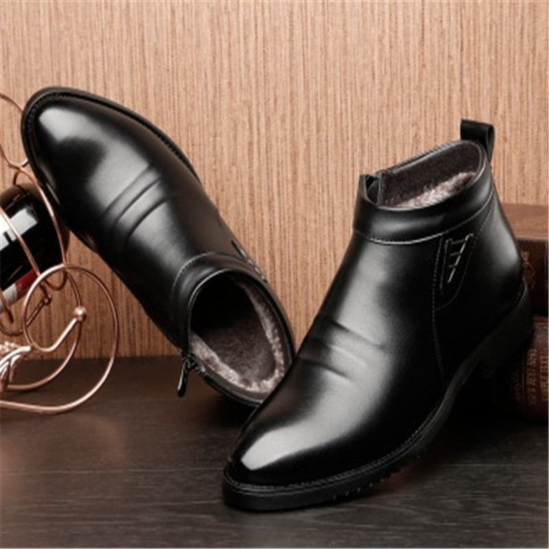 2020 New Autumn Winter Ankle boots warm Non-slip men snow boots side zipper men shoes fashion plush winter sizes 38-48, Black
2020 New Autumn Winter Ankle boots warm Non-slip men snow boots side zipper men shoes fashion plush winter sizes 38-48, Black