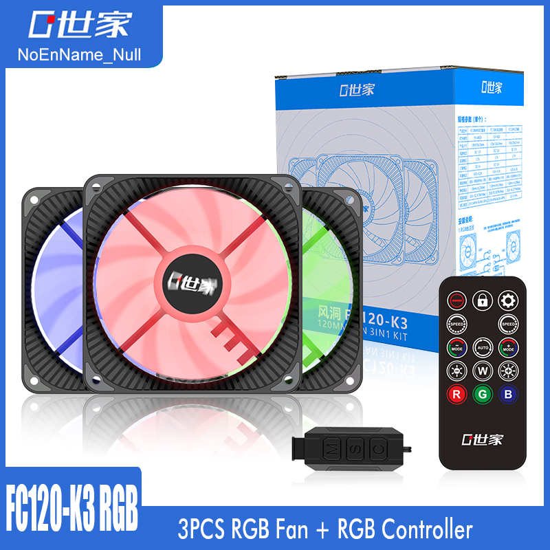 NoEnName_Null FC120 3in1 RGB 12cm Computer Case Fan For 120mm CPU Cooler Radiator Cooling Replaces Fan With Controller
NoEnName_Null FC120 3in1 RGB 12cm Computer Case Fan For 120mm CPU Cooler Radiator Cooling Replaces Fan With Controller