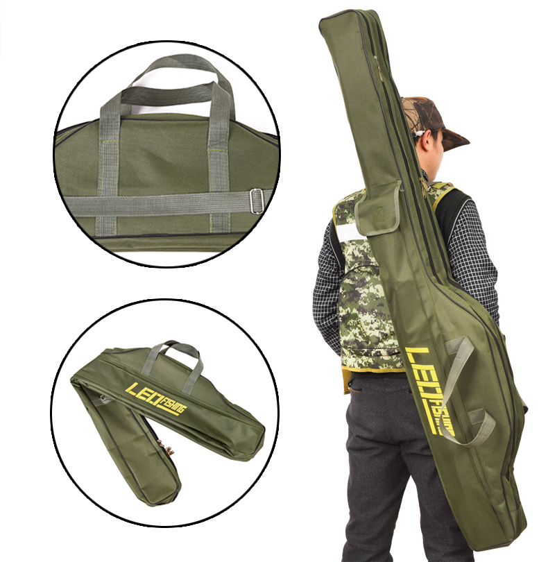 100/150cm Folding Fishing Bag Waterproof Oxford Fishing Rod Storage Pack Fish Gear Bag for Camping Fish Rod Reel Lure Bag
100/150cm Folding Fishing Bag Waterproof Oxford Fishing Rod Storage Pack Fish Gear Bag for Camping Fish Rod Reel Lure Bag