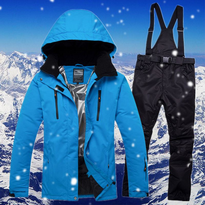 Womens And Mens Ski Jacket Waterproof Windproof Outdoor Sports Pants Suit Couple Thermal Snow Snowboarding Skiing Jacket GCC092, Black jacket 
Womens And Mens Ski Jacket Waterproof Windproof Outdoor Sports Pants Suit Couple Thermal Snow Snowboarding Skiing Jacket GCC092, Black jacket