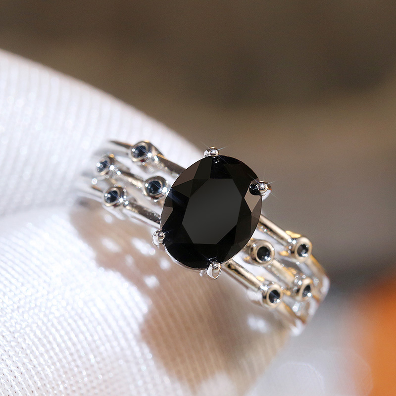 Februaryfrost Brand Black Stone Women Ring Fashion Three Rows for Dancing Party Accessories Match Black Dress Girl Gift Wholesale Lots&Bulk
Februaryfrost Brand Black Stone Women Ring Fashion Three Rows for Dancing Party Accessories Match Black Dress Girl Gift Wholesale Lots&Bulk