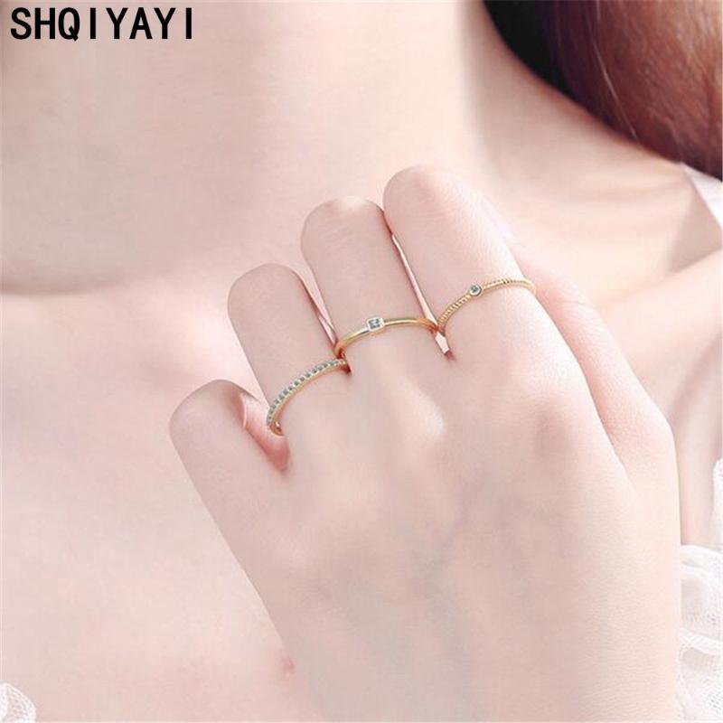 SHQIYAYI 3 Pieces Rings Sets For Women Cubic Zirconia Resizable Fashion Finger Stacking Rings Cocktail Party Jewelry 325
SHQIYAYI 3 Pieces Rings Sets For Women Cubic Zirconia Resizable Fashion Finger Stacking Rings Cocktail Party Jewelry 325