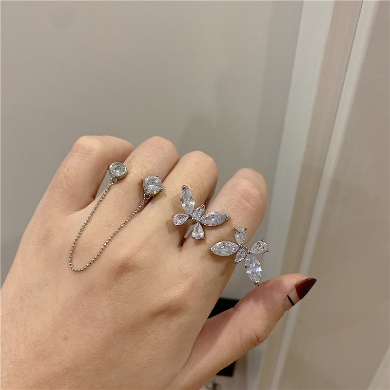 UILZ Romantic Double Butterfly Translucent Open Light Luxury Ring Autumn and Winter Fresh Index Finger Ring Net Red Same Paragra
UILZ Romantic Double Butterfly Translucent Open Light Luxury Ring Autumn and Winter Fresh Index Finger Ring Net Red Same Paragra
