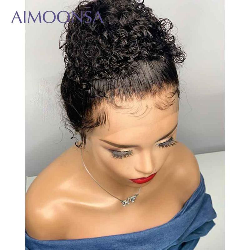 Curly Lace Front Wig 360 Lace Wigs Human Hair Pre Plucked 360 Frontal Wig 250 Density Front Human Hair Wigs Remy, As pic
Curly Lace Front Wig 360 Lace Wigs Human Hair Pre Plucked 360 Frontal Wig 250 Density Front Human Hair Wigs Remy, As pic