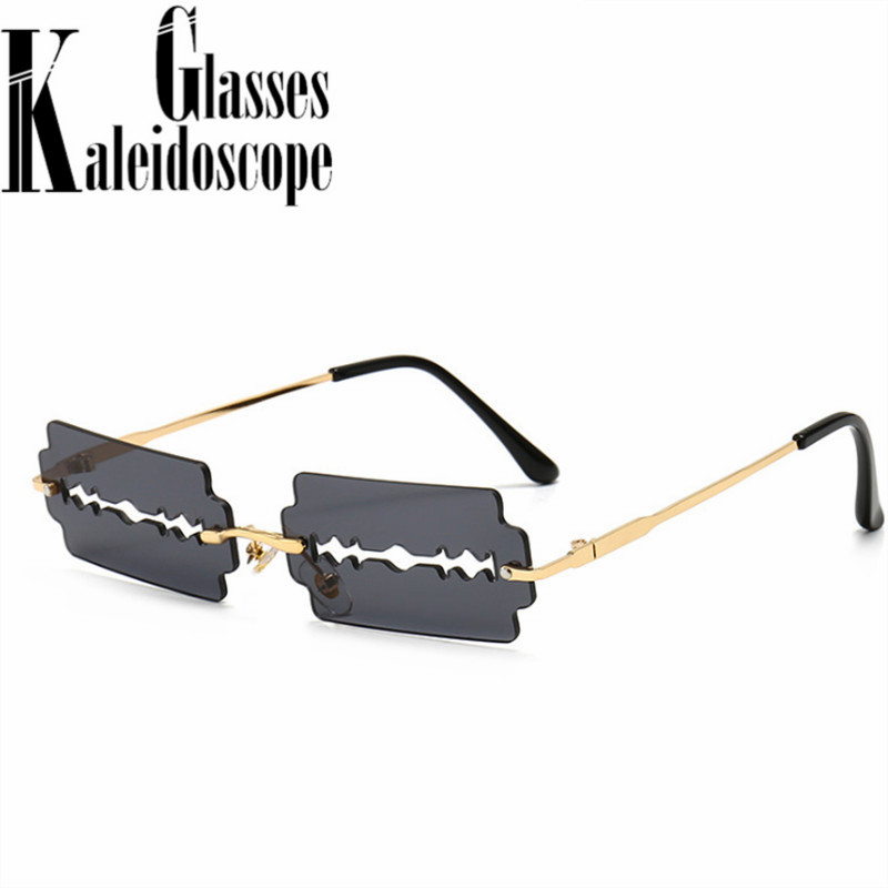 Sunglasses Unique Rectangle Hollow Women Men Vintage Rimless Sun Glasses Ladies Brand Designer Small Frames Eyeglasses UV400
Sunglasses Unique Rectangle Hollow Women Men Vintage Rimless Sun Glasses Ladies Brand Designer Small Frames Eyeglasses UV400