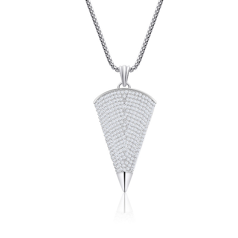 New Creative Bling Cubic Zircon Bradawl Rivet Pendant Hip Hop Necklace Fashion Iced Out Party Jewelry For Rapper
New Creative Bling Cubic Zircon Bradawl Rivet Pendant Hip Hop Necklace Fashion Iced Out Party Jewelry For Rapper