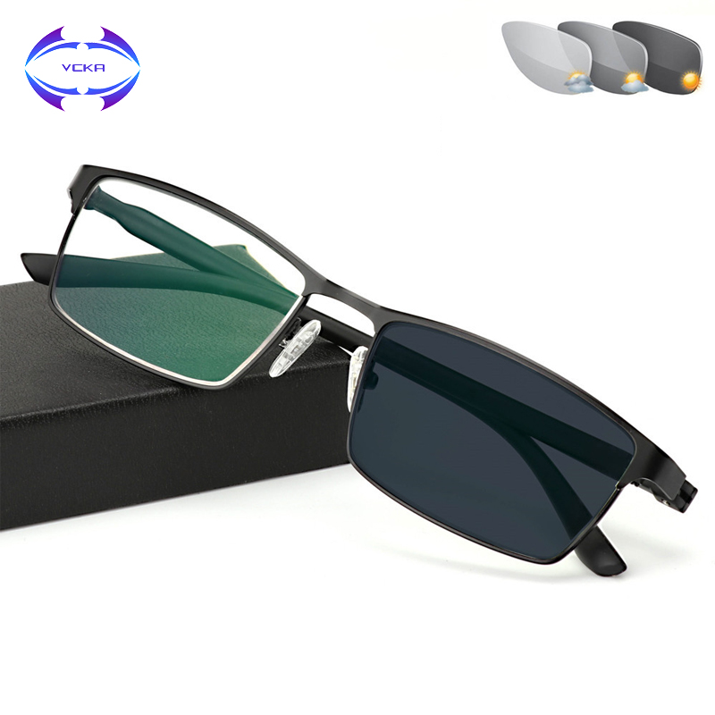 VCKA Discoloration Reading Glasses Anti-blue light Glasses Sun Anti-radiation UV400 Smart Retro TR90 Prescription Eyeglasses
VCKA Discoloration Reading Glasses Anti-blue light Glasses Sun Anti-radiation UV400 Smart Retro TR90 Prescription Eyeglasses