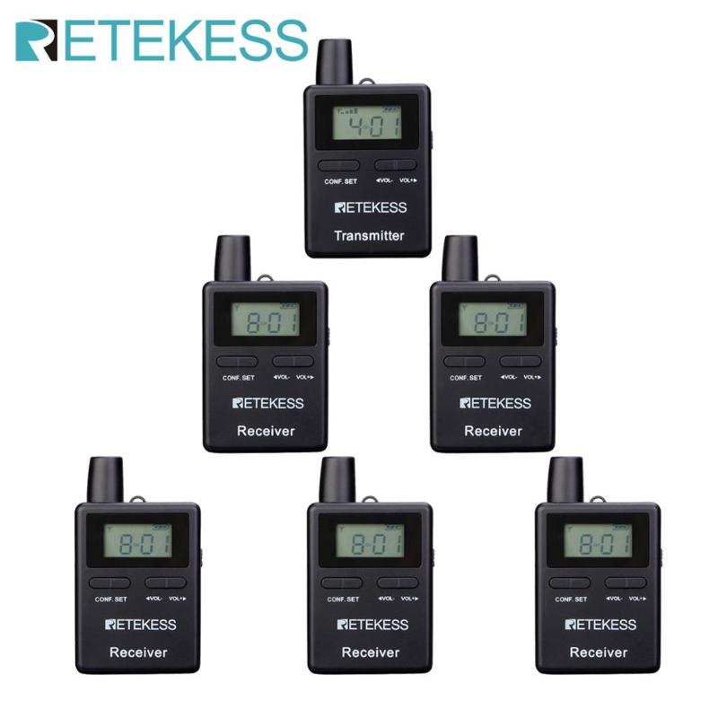 

Retekess109 2.4GHz 50 Channels Wireless Tour Guide System for Church Translation system Traveling Museum Factory Training