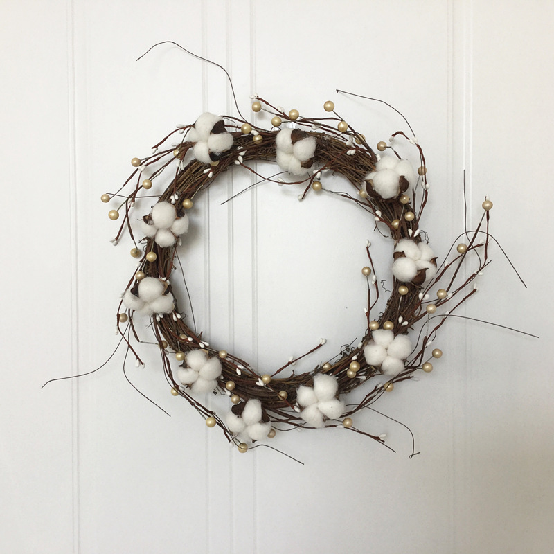 14 Inches Cotton Dried Flower White Berries Wreath Christmas Decoration Wreaths Lintel Pendant
14 Inches Cotton Dried Flower White Berries Wreath Christmas Decoration Wreaths Lintel Pendant