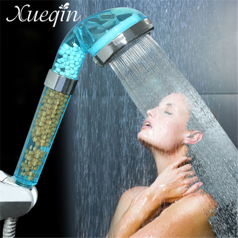 

Xueqin 2 Sizes Water Saving Shower Head Anion SPA Filtration Handheld Nozzle Supercharger Shower Head Nozzle Bathroom Product
