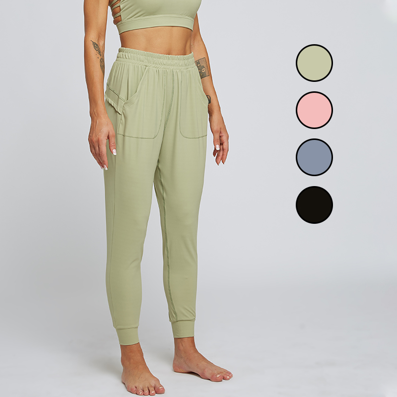 2020 new nude sense sports casual pants women' high elastic loose Leggings breathable running nine point pants summer, T2131-pink
2020 new nude sense sports casual pants women' high elastic loose Leggings breathable running nine point pants summer, T2131-pink