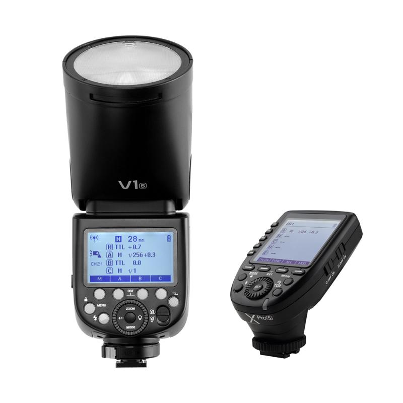 Godox V1S Professional Camera Flash Round Head Wireless Fresnel Zoom flash speedlite for Wedding Portrait Studio Photography 
Godox V1S Professional Camera Flash Round Head Wireless Fresnel Zoom flash speedlite for Wedding Portrait Studio Photography