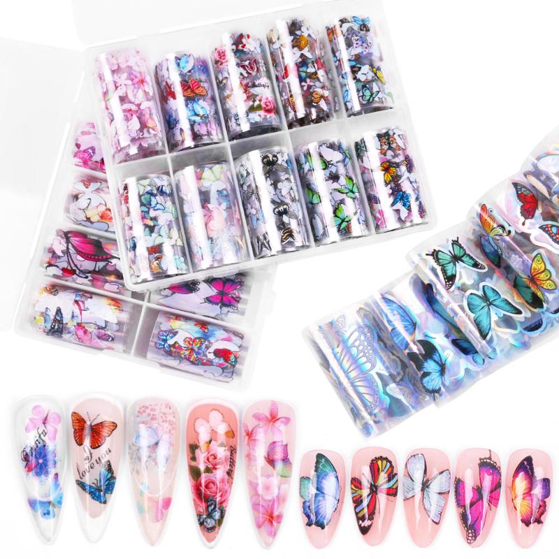 New Butterfly Nail Art Stickers Flowers Nail Design Sticker Butterfly Foil Art Kit Manicure Tips
New Butterfly Nail Art Stickers Flowers Nail Design Sticker Butterfly Foil Art Kit Manicure Tips