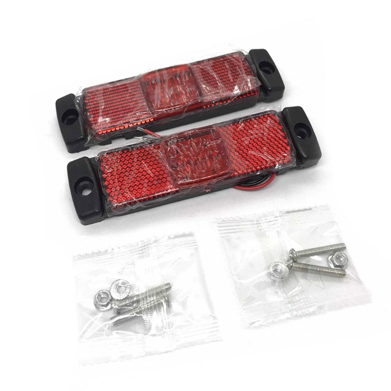 2 Pcs 4 LED Trailer Tail Light Kit 10-30V F4 Reflector Lamp Stop Turn Brake 270E, As pic
2 Pcs 4 LED Trailer Tail Light Kit 10-30V F4 Reflector Lamp Stop Turn Brake 270E, As pic