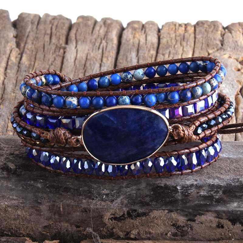 MD Fashion Leather Boho Armbander Mixed Natural Stones Charm 5 Strands Beaded Wrap Bracelets DropShipping
MD Fashion Leather Boho Armbander Mixed Natural Stones Charm 5 Strands Beaded Wrap Bracelets DropShipping