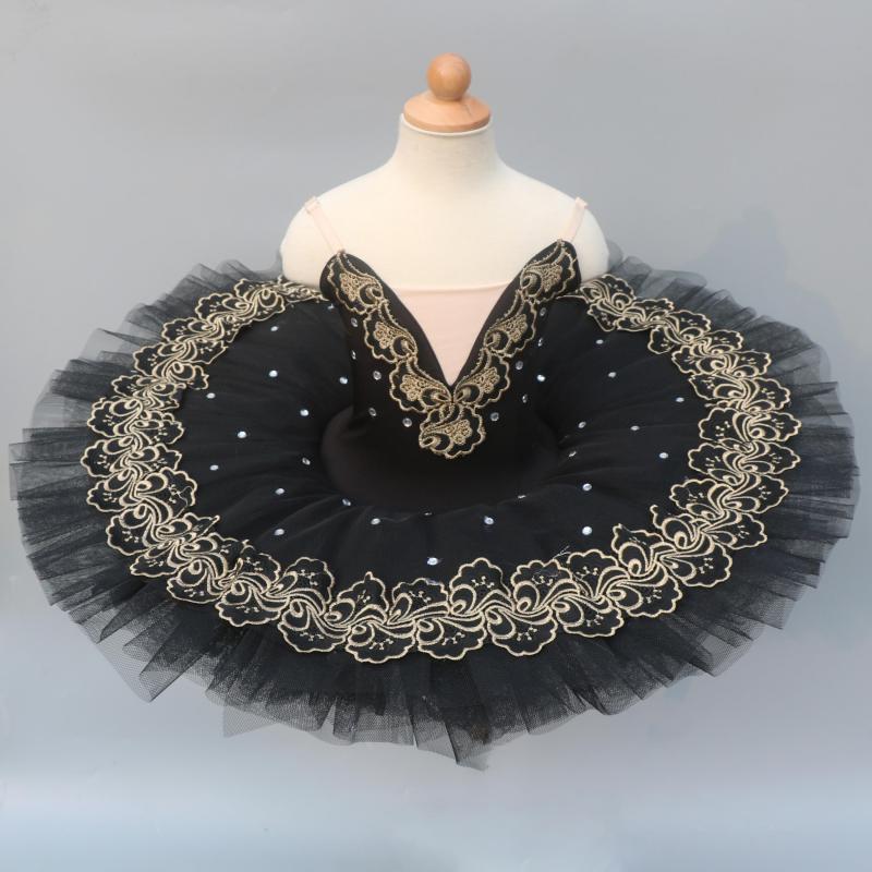 Black Professional Ballet Tutus For Girls Child Kids Swan Lake Ballet Dress Dance Clothes Pancake Ballerina Figure Skating Dress
Black Professional Ballet Tutus For Girls Child Kids Swan Lake Ballet Dress Dance Clothes Pancake Ballerina Figure Skating Dress