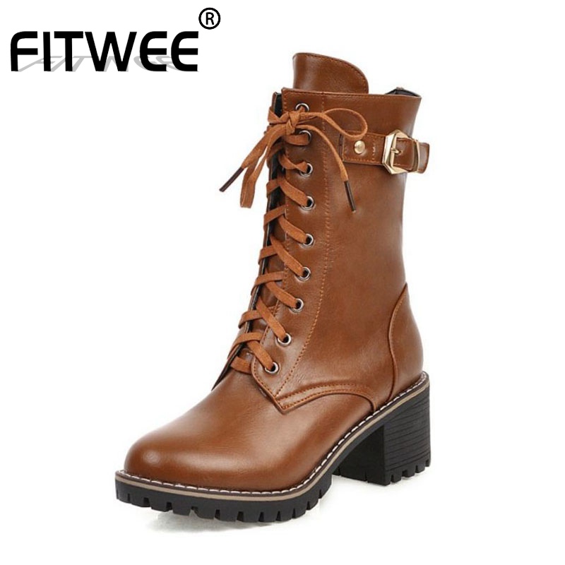 FITWEE Women Half Short Boots Casual Lace Up Platform Shoes Women Fashion Zipper Winter Warm Fur High Heel Boots Size 33-43, Black
FITWEE Women Half Short Boots Casual Lace Up Platform Shoes Women Fashion Zipper Winter Warm Fur High Heel Boots Size 33-43, Black