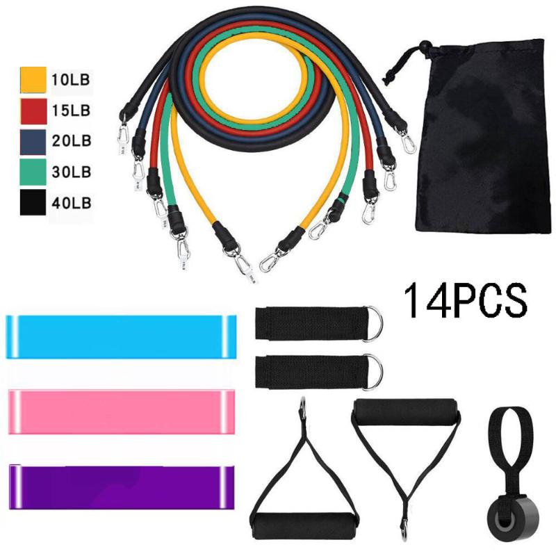 14pcs Fitness Resistance Band Rope Exercise Equipment for Yoga Expander Rubber Band Stretch Workout Physical Latex Tube Dropship
14pcs Fitness Resistance Band Rope Exercise Equipment for Yoga Expander Rubber Band Stretch Workout Physical Latex Tube Dropship