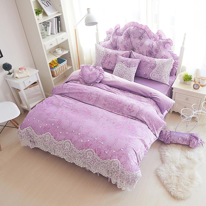 Thick fleece winter duvet cover set lace girls bedding set full queen king size soft warm purple beige bed linen quilt cover, Color 4
Thick fleece winter duvet cover set lace girls bedding set full queen king size soft warm purple beige bed linen quilt cover, Color 4