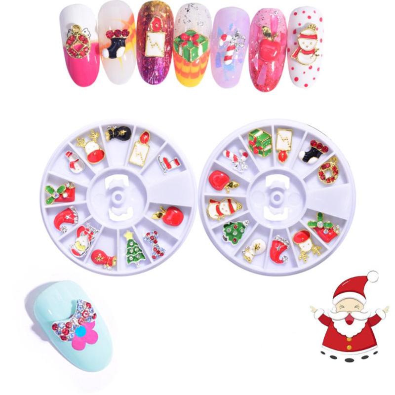 1 Box of Christmas Series Snowflake Bell Alloy Nail Stickers Manicure Decoration Nail Art Decal Nails Accessories 1 Box
1 Box of Christmas Series Snowflake Bell Alloy Nail Stickers Manicure Decoration Nail Art Decal Nails Accessories 1 Box