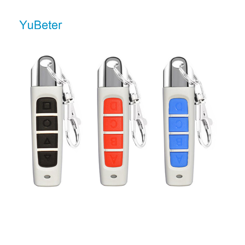 YuBeter 315MHZ 433MHZ Remote Control Cloning Wireless Electric Copy Controller Duplicator ABCD 4 Buttons Garage Gate Door Opener
YuBeter 315MHZ 433MHZ Remote Control Cloning Wireless Electric Copy Controller Duplicator ABCD 4 Buttons Garage Gate Door Opener