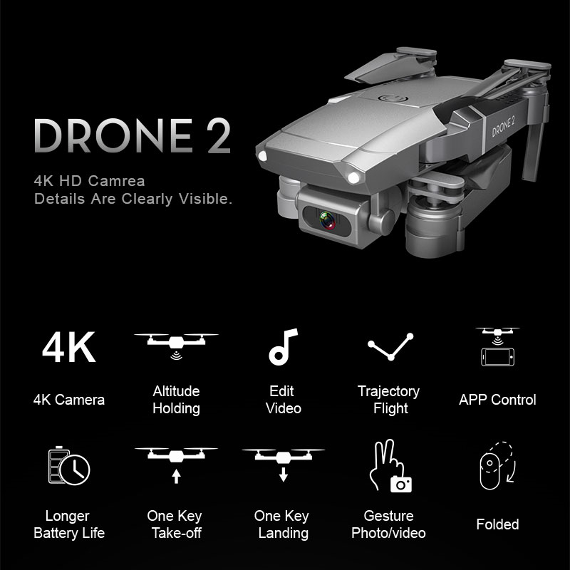 E68 Drone HD Wide Angle 4K WIFI FPV Drone Video Live Recording Quadcopter Height To Maintain Drone Camera Remote Controlled Aircraft Gift Po
E68 Drone HD Wide Angle 4K WIFI FPV Drone Video Live Recording Quadcopter Height To Maintain Drone Camera Remote Controlled Aircraft Gift Po