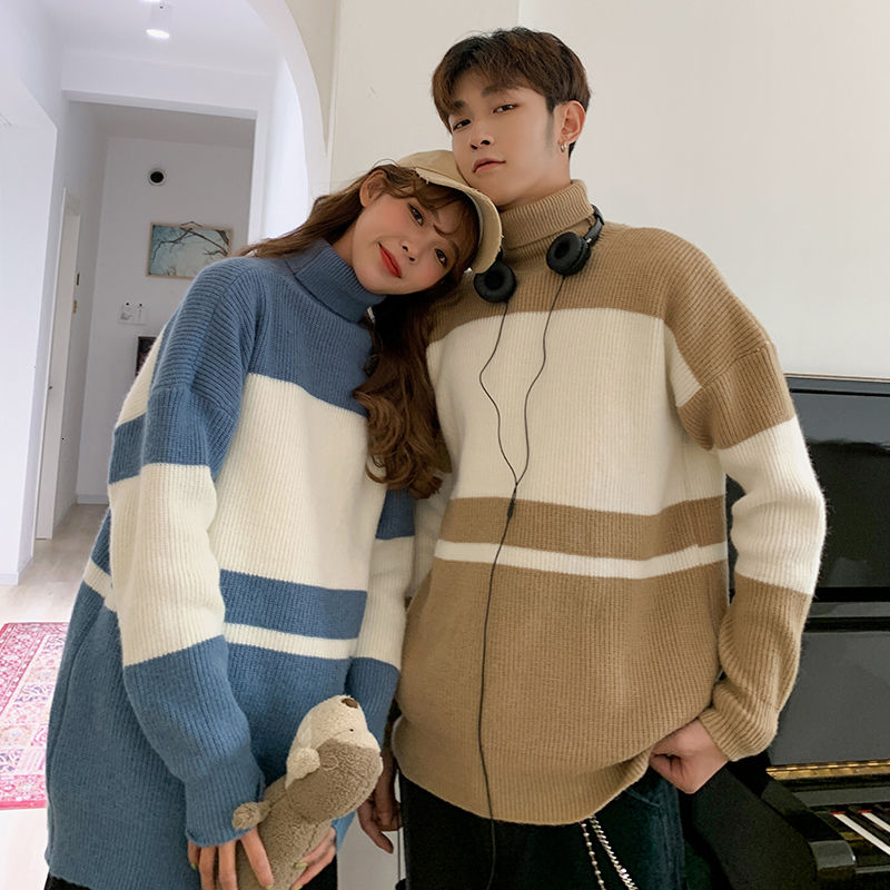 Winter Turtleneck Sweater Men's Warm Fashion Casual Knit Pullover Men Clothes Wild Loose Couple Knitting Sweaters -3XL, Black
Winter Turtleneck Sweater Men's Warm Fashion Casual Knit Pullover Men Clothes Wild Loose Couple Knitting Sweaters -3XL, Black