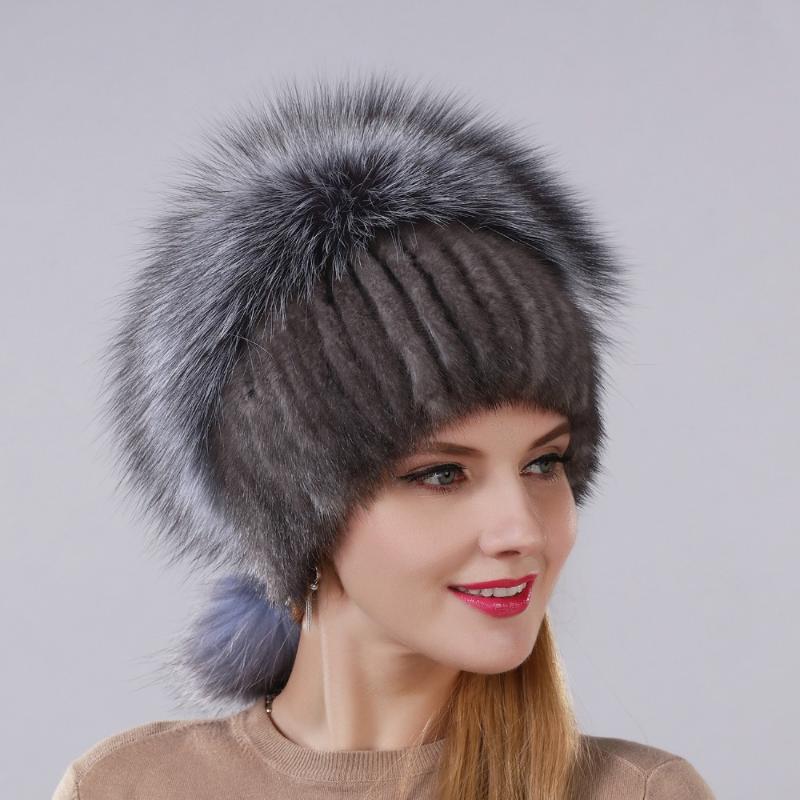 New Winter Fashion Hat Real Natural Hat With Silver Fur Cap For Women With Hanging Chain In The Back And Fur Balls, 001
New Winter Fashion Hat Real Natural Hat With Silver Fur Cap For Women With Hanging Chain In The Back And Fur Balls, 001
