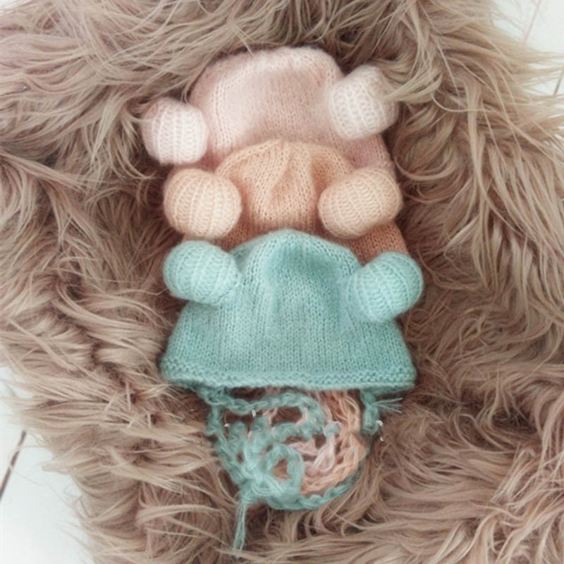 7pcs/lot Newborn baby mohair hat photography props cute ball style cap baby photo mohair bonnet newborn fotografia accessories, White
7pcs/lot Newborn baby mohair hat photography props cute ball style cap baby photo mohair bonnet newborn fotografia accessories, White