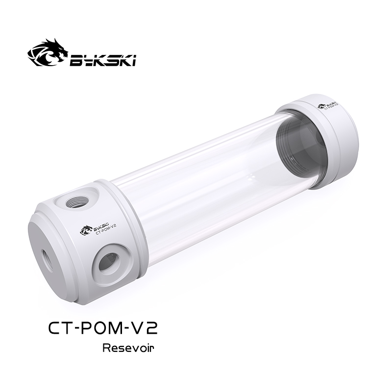 BYKSKI Black POM Length 200mm X 50mm Diameter Cylindrical Water-Cooled Tank G1/4 Acrylic Water Coolant Cooling Reservoir
BYKSKI Black POM Length 200mm X 50mm Diameter Cylindrical Water-Cooled Tank G1/4 Acrylic Water Coolant Cooling Reservoir