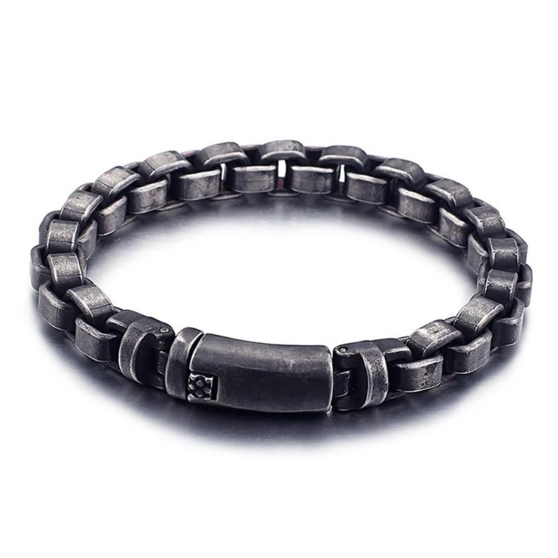 Vintage 316 Stainless Steel Matte Link Chain Bracelets Brushed Box Chain Wrap Bracelets Jewelry Accessories
Vintage 316 Stainless Steel Matte Link Chain Bracelets Brushed Box Chain Wrap Bracelets Jewelry Accessories