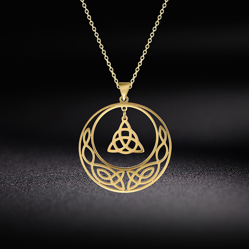 Unift Vintage Viking Celtics Knot Heart Stainless Steel Chain Pendant Necklaces For Men Women Ancient Amulet Wicca Jewelry
Unift Vintage Viking Celtics Knot Heart Stainless Steel Chain Pendant Necklaces For Men Women Ancient Amulet Wicca Jewelry
