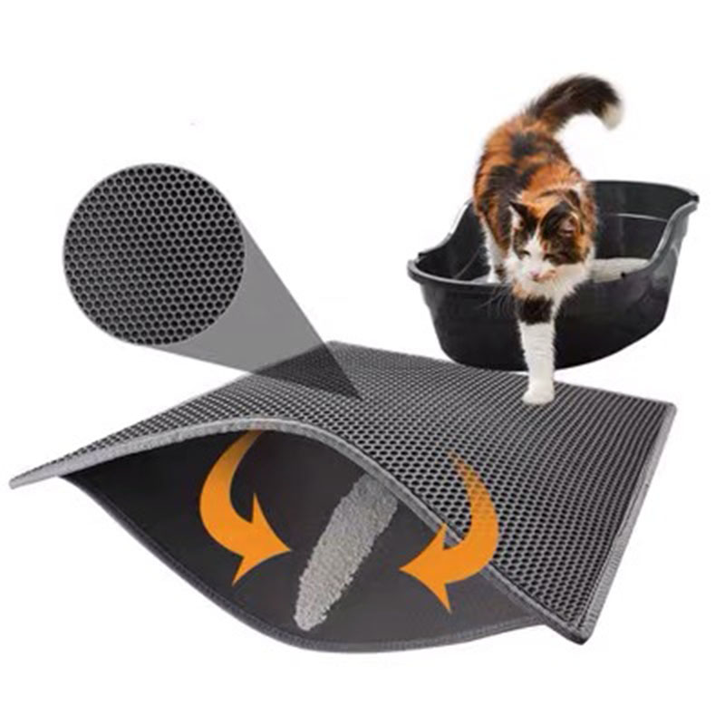 Double Layer Cat Litter Mat Waterproof Pet EVA Litter Cat Pads Trapping Pet Box Products Bed Mat For Cats House Clean
Double Layer Cat Litter Mat Waterproof Pet EVA Litter Cat Pads Trapping Pet Box Products Bed Mat For Cats House Clean