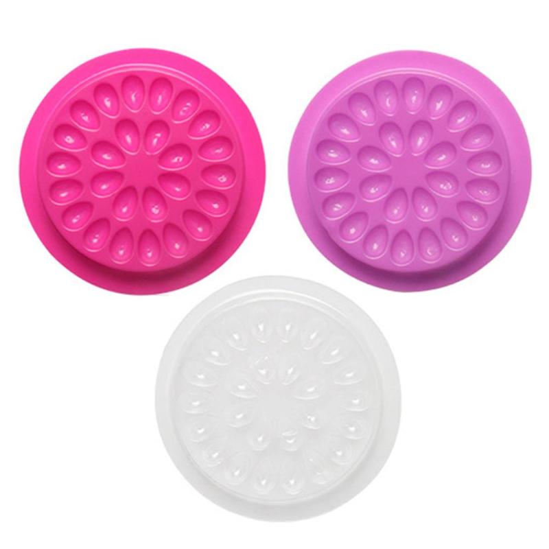 New Eyelash Extension Makeup Tools Glue Holder Lashes Adhesive Pallet Disposable Stand For Beauty Parlour