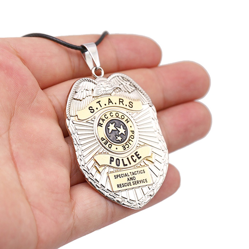 Raccoon City Badge Keychain Biological Hazard Pendant Necklace Umbrella Charm Keychains Necklaces Gifts Jewelry Metal
Raccoon City Badge Keychain Biological Hazard Pendant Necklace Umbrella Charm Keychains Necklaces Gifts Jewelry Metal