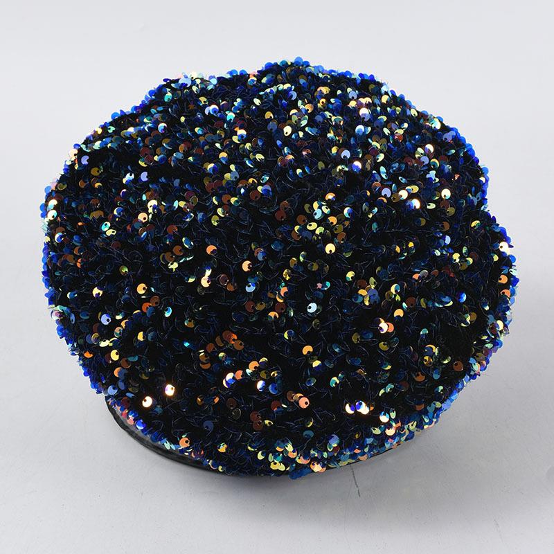 New Fashion Brand Sequins Berets For Women Black French Hat Ins Style Ladies Retro Beret Painter Hat, Navy
New Fashion Brand Sequins Berets For Women Black French Hat Ins Style Ladies Retro Beret Painter Hat, Navy