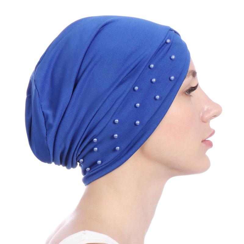 Women Head Wrap Fashion Beanie Muslim Hats Stretch Solid Bead Chemotherapy Cap Turban Casual Forehead Cross Western Style, Rose red
Women Head Wrap Fashion Beanie Muslim Hats Stretch Solid Bead Chemotherapy Cap Turban Casual Forehead Cross Western Style, Rose red
