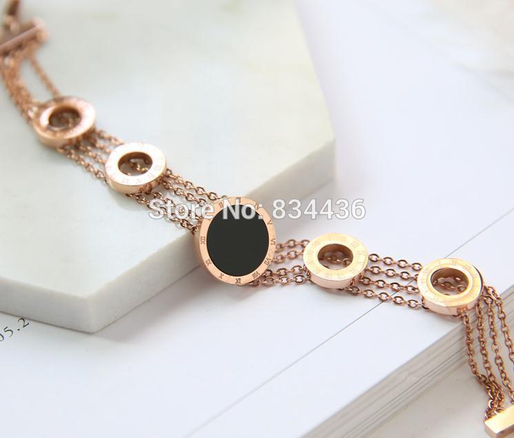 Rose Gold Color Stainless Steel Bracelet Bangle for Woman Lovers Girlfriend Fashion Multi layer Roman Bracelets Jewelry Gifts
Rose Gold Color Stainless Steel Bracelet Bangle for Woman Lovers Girlfriend Fashion Multi layer Roman Bracelets Jewelry Gifts