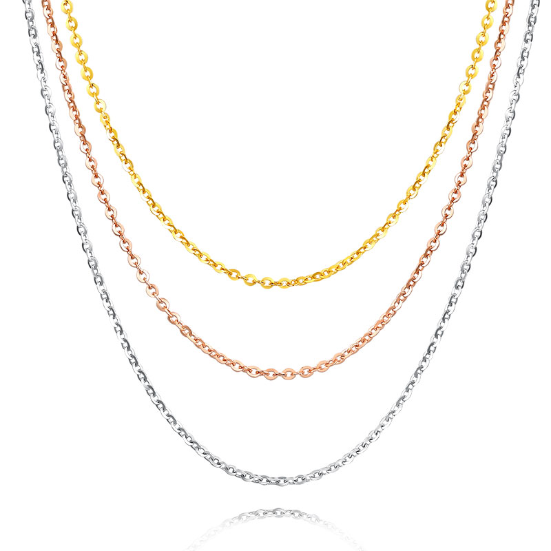 Classic 18K Pure Real Solid Gold AU750 Rose/ White/ Yellow Link Chain Necklace Clavicular for Women Fancy Wedding Office Jewelry
Classic 18K Pure Real Solid Gold AU750 Rose/ White/ Yellow Link Chain Necklace Clavicular for Women Fancy Wedding Office Jewelry