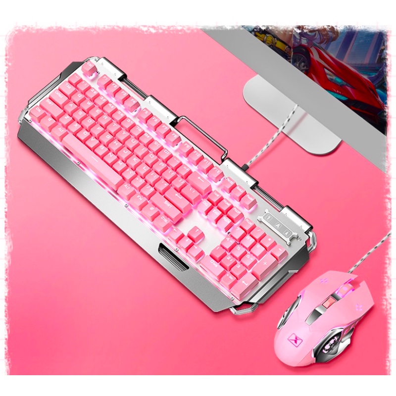 Lovely Mechanical Keyboard USB Wired Ergonomic Mouse Mechanical Gaming Keyboard Mouse Set Gaming Combo For Computer Laptop
Lovely Mechanical Keyboard USB Wired Ergonomic Mouse Mechanical Gaming Keyboard Mouse Set Gaming Combo For Computer Laptop