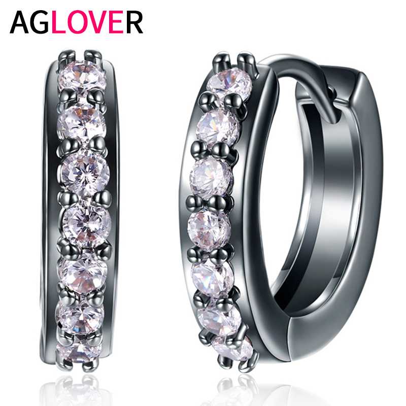 AGLOVER 100% 925 Sterling Silver Simple Mini Zircon Round Earrings For Women Fashion Ear Clips Birthday Party Jewelry Gift
AGLOVER 100% 925 Sterling Silver Simple Mini Zircon Round Earrings For Women Fashion Ear Clips Birthday Party Jewelry Gift