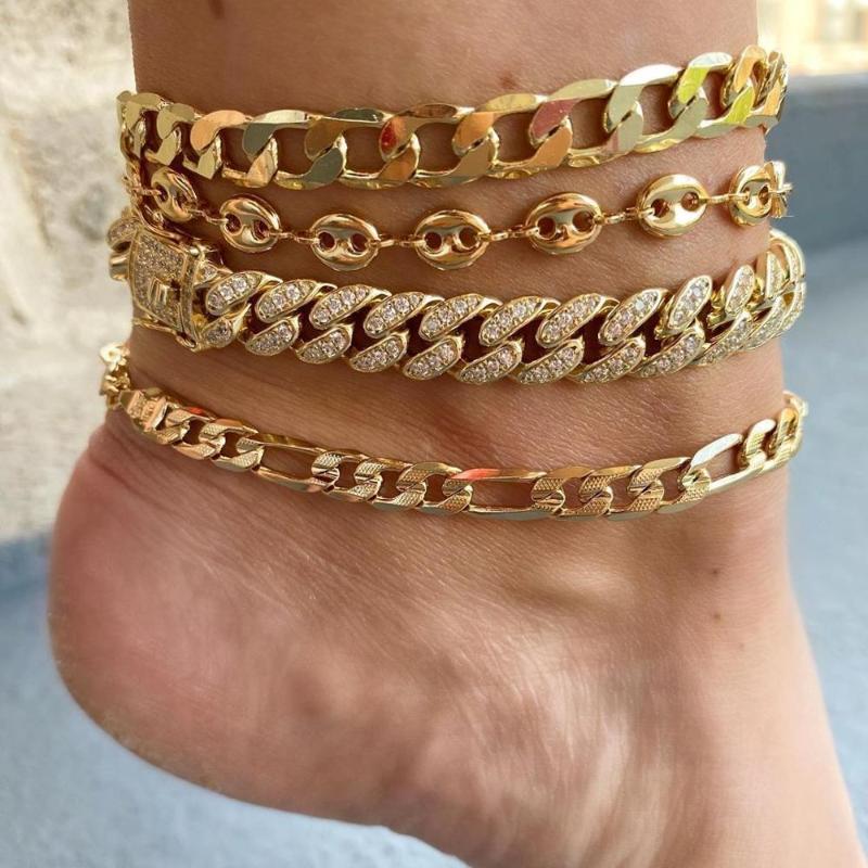 2020 Summer beach styles simple Geometric Punk Chain Anklets For Women girl High Polish fashion hip hop Punk Jewelry wholesale
2020 Summer beach styles simple Geometric Punk Chain Anklets For Women girl High Polish fashion hip hop Punk Jewelry wholesale