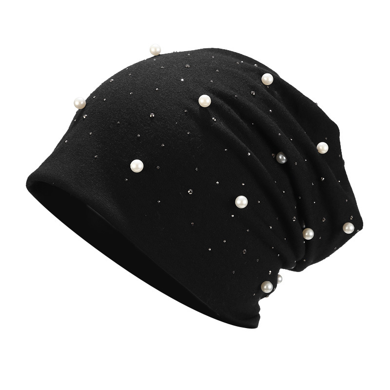 Women's Beanie Hat Autumn Fashion Pearls Rhinestones Slouchy Cotton Beanie Hat for Ladies Girls Skullies&Beanies Dreosphipping, Black
Women's Beanie Hat Autumn Fashion Pearls Rhinestones Slouchy Cotton Beanie Hat for Ladies Girls Skullies&Beanies Dreosphipping, Black