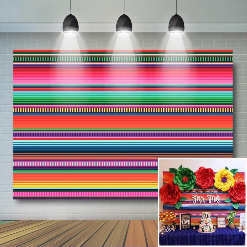Colored Stripes Fiesta Backdrop Cinco De Mayo Mexican Festival Photography Background Fiesta Birthday Event Party Banner Decor
Colored Stripes Fiesta Backdrop Cinco De Mayo Mexican Festival Photography Background Fiesta Birthday Event Party Banner Decor