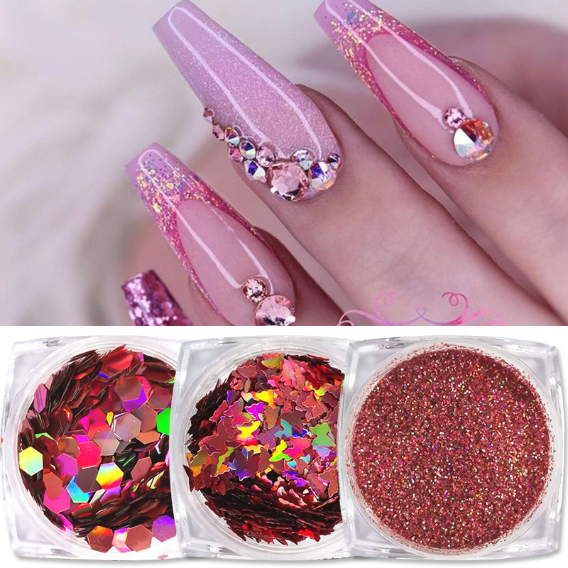 8 Boxes Mirror Sparkly Butterfly Design Nail Sequins Paillette Mixed Colors Nail Pink Glitter 3D Flakes Art Decorations
8 Boxes Mirror Sparkly Butterfly Design Nail Sequins Paillette Mixed Colors Nail Pink Glitter 3D Flakes Art Decorations