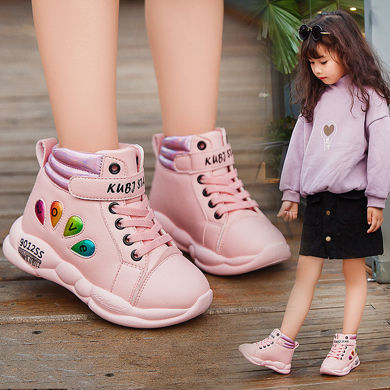 Autumn/winter casual Plus cotton children's sports shoes boys and girls kids sneakers fashion student running shoes size 26-37, Black
Autumn/winter casual Plus cotton children's sports shoes boys and girls kids sneakers fashion student running shoes size 26-37, Black