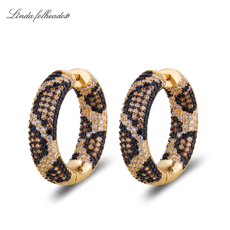 New arrival gold copper earring mixed colours cubic zircon Leopard earring for women fashion party unique jewelry gift 
New arrival gold copper earring mixed colours cubic zircon Leopard earring for women fashion party unique jewelry gift